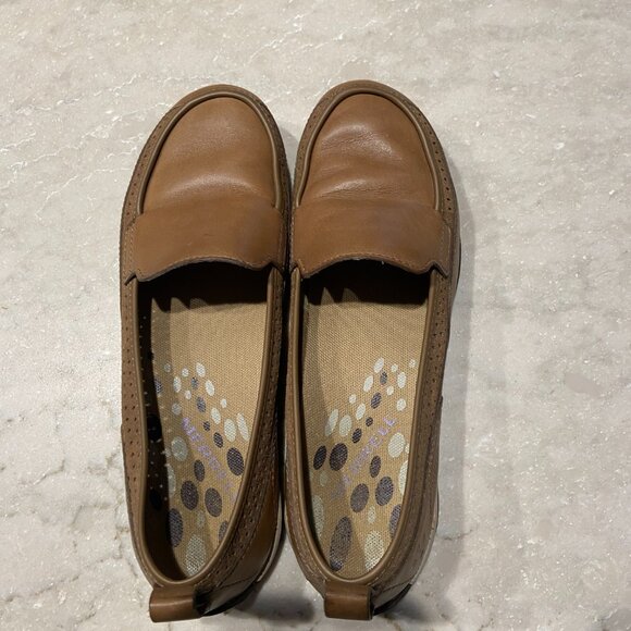 Merrell Sailix Ballet Leather Flats - Tan - Size 8M - Picture 3 of 6